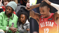 2 Chainz Snags Ja Morant’s NBA All-Star Game Jersey For His Son Halo
