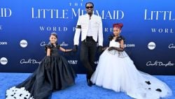 Offset Dips Into Michael Jackson’s Wardrobe For ‘Little Mermaid’ Premiere With Daughters