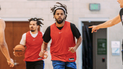 J. Cole Spotted Hooping With NBA’s Orlando Magic Following Pro Basketball Skit