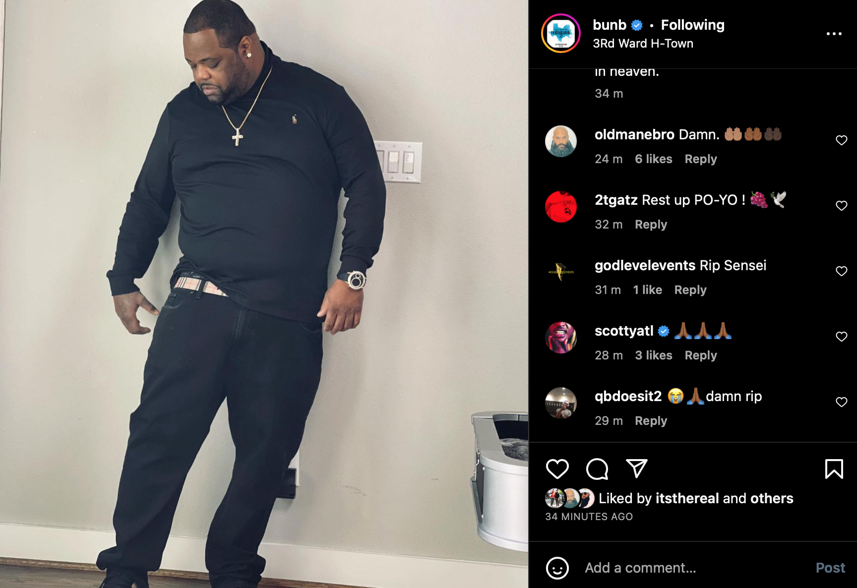 Bun B Honors Houston Legend Big Pokey Who Has Died After Passing Out On Stage
