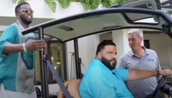 DJ Khaled ‘Grateful’ After Diddy Gifts Him Luxury Golf Cart