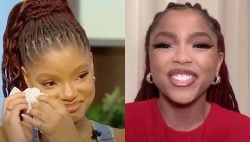 Halle Bailey Tears Up Over Sister Chloe’s Sweet Message About ‘Little Mermaid’ Movie