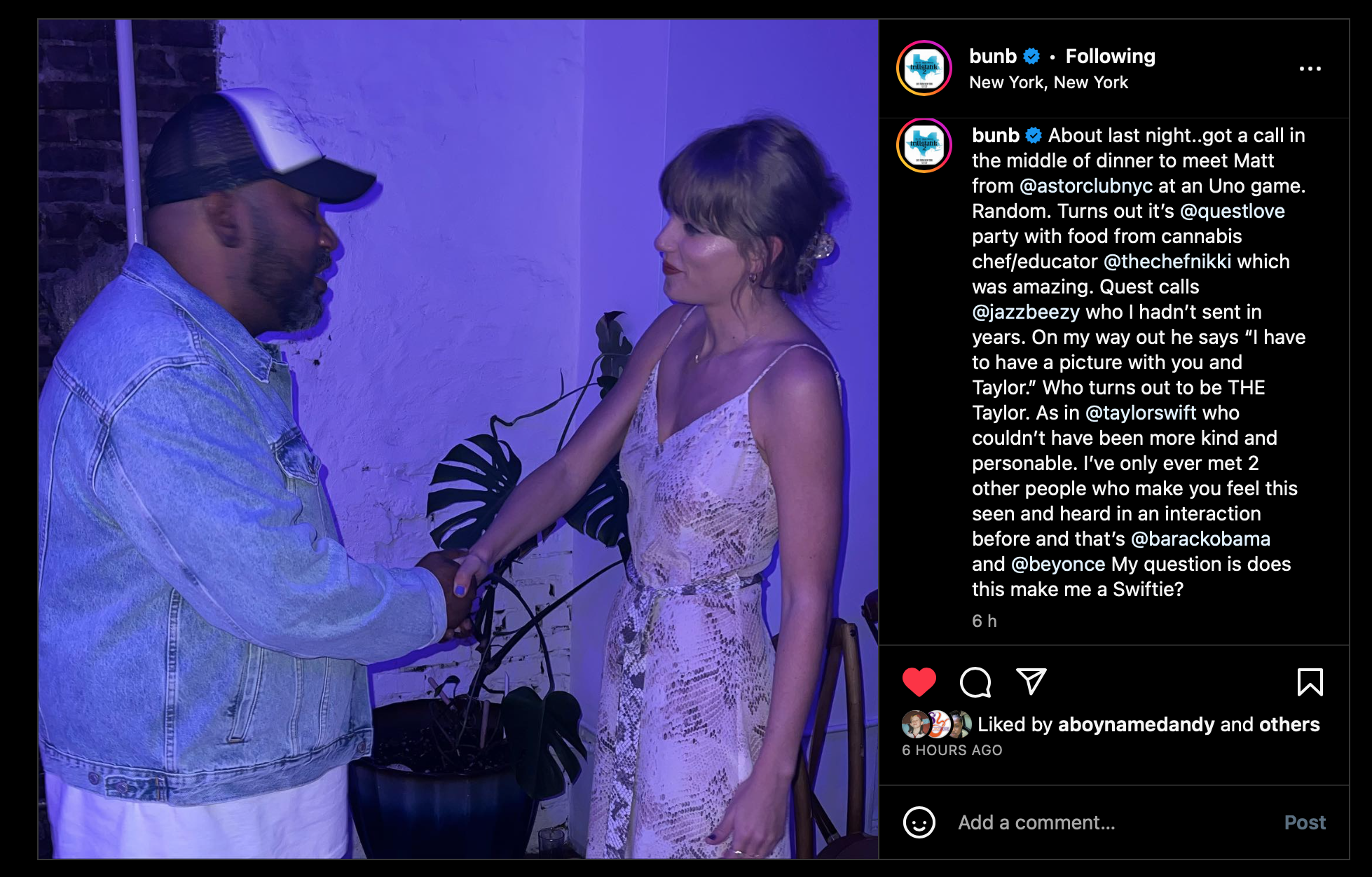Bun B Meets Taylor Swift