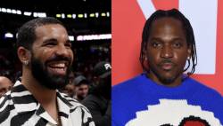 Drake Quotes Pusha T Lyric While Sharing Father-Son Moment With Adonis