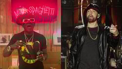 Flavor Flav Crowns Eminem 'Best Rapper Alive' As He Tries Mom's Spaghetti For First Time