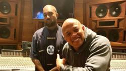 DJ Khaled Shares Behind-The-Scenes Video Of Dr. Dre & Kanye West Working On 'Use This Gospel'