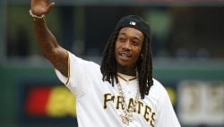 Wiz Khalifa Throws Out First Pitch At Pittsburgh Pirates Game While ‘Shroomed Out’