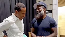 Shyne Hugs It Out With Former Bad Boy Labelmate Loon As Pair Reunite At Invest Fest