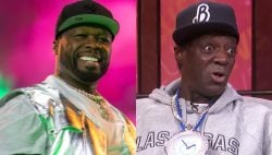 50 Cent Hilariously Reacts To Flavor Flav Singing National Anthem At Milwaukee Bucks Game